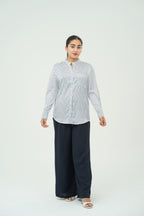 SATIN STRIPE SHIRT