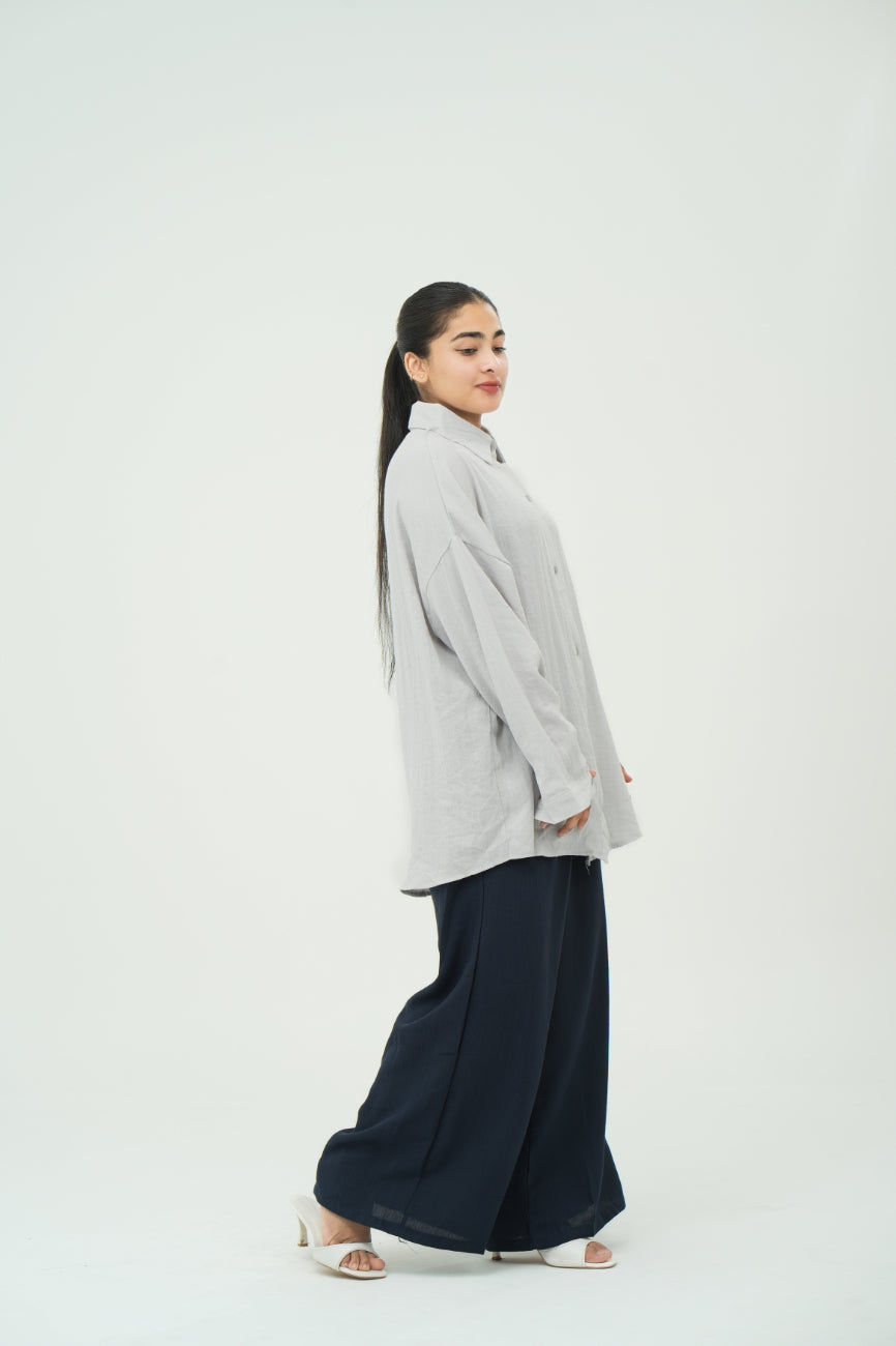 LINEN BLEND SHIRT