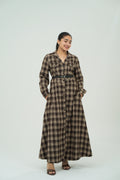 CHECK SHIRT DRESSES