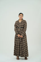 CHECK SHIRT DRESSES