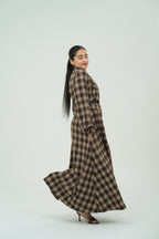 CHECK SHIRT DRESSES