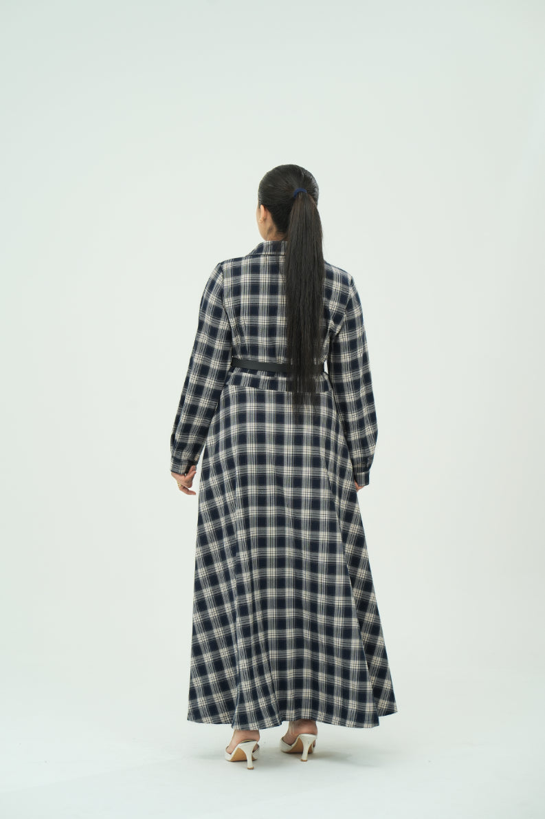 CHECK SHIRT DRESSES
