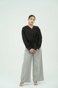 SIDE TIE WRAP SHIRT