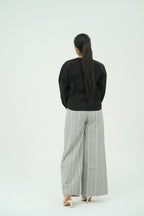 SIDE TIE WRAP SHIRT