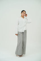 SIDE TIE WRAP SHIRT
