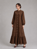 Embroidered long dresses