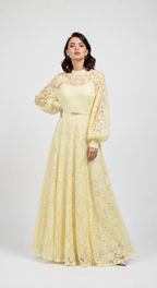 Lace Detail Maxi Dress