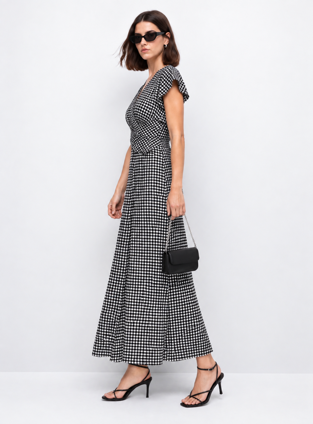 black check dresses