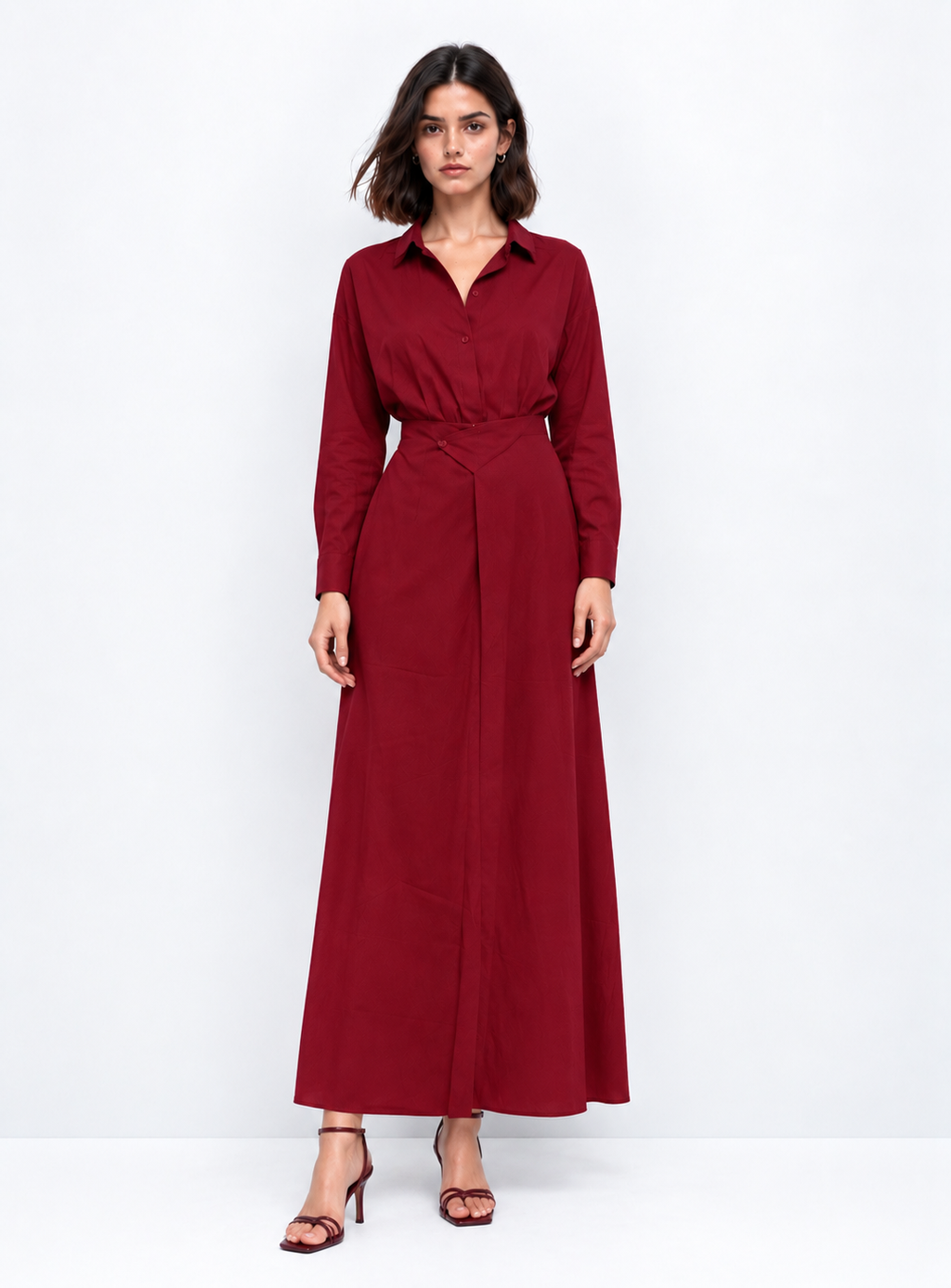 linen skirt set
