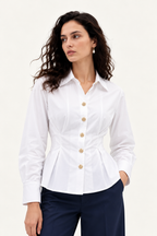 Fitted button shirt