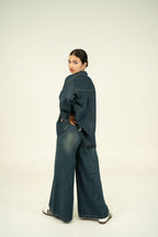 OVER SIZE DENIM SHIRT