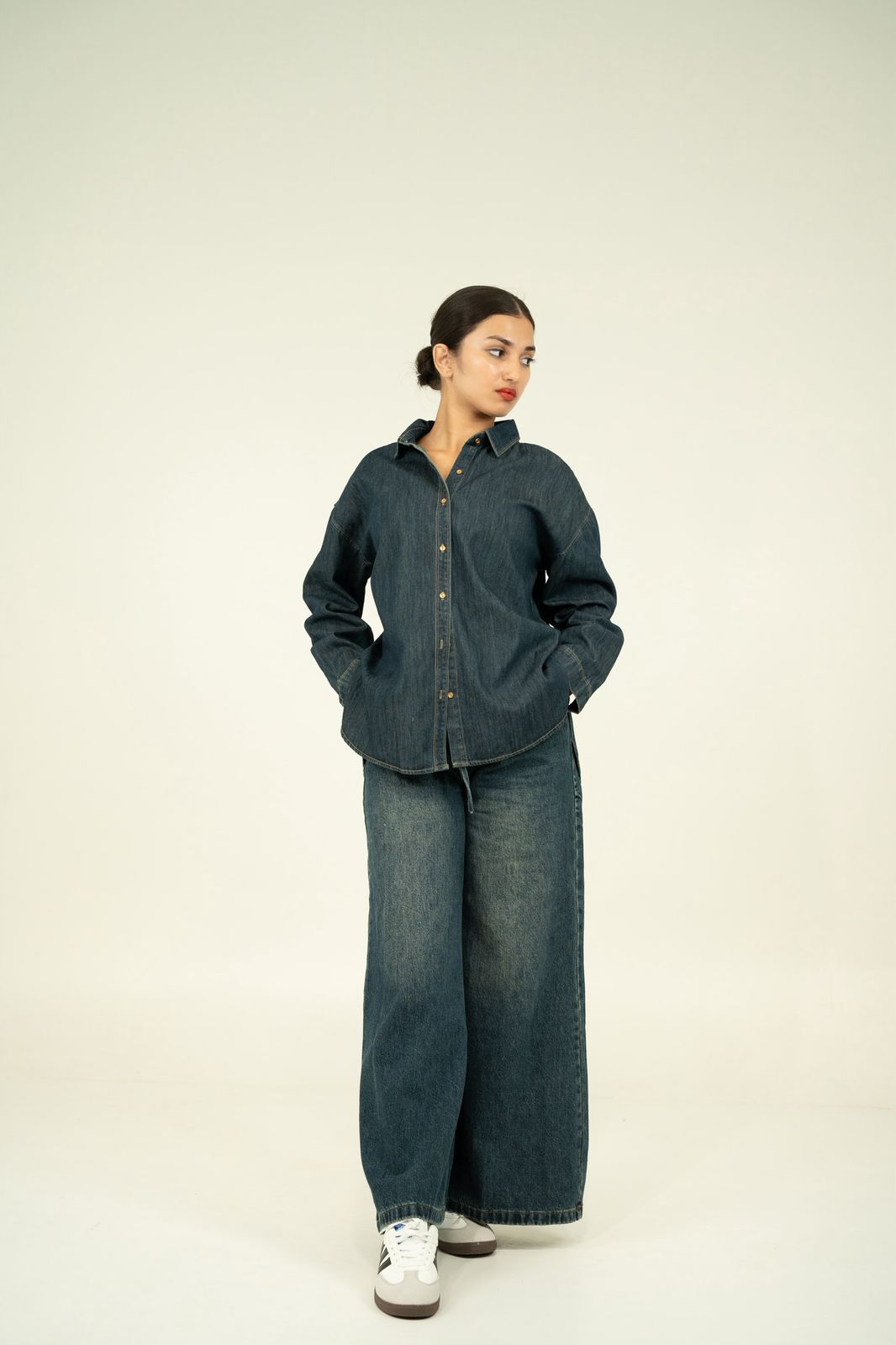 OVER SIZE DENIM SHIRT