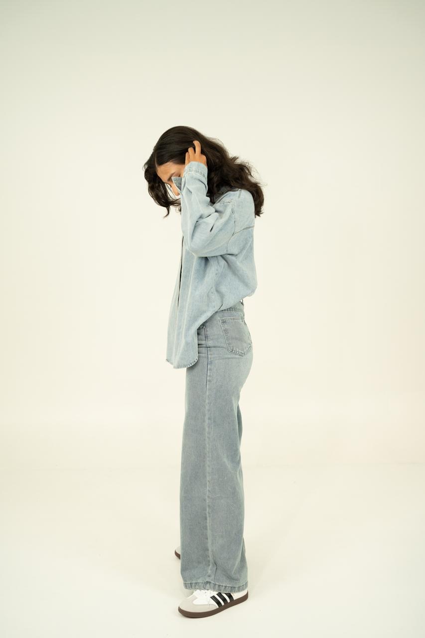 OVER SIZE DENIM SHIRT