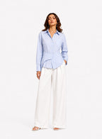 draped waist shirt