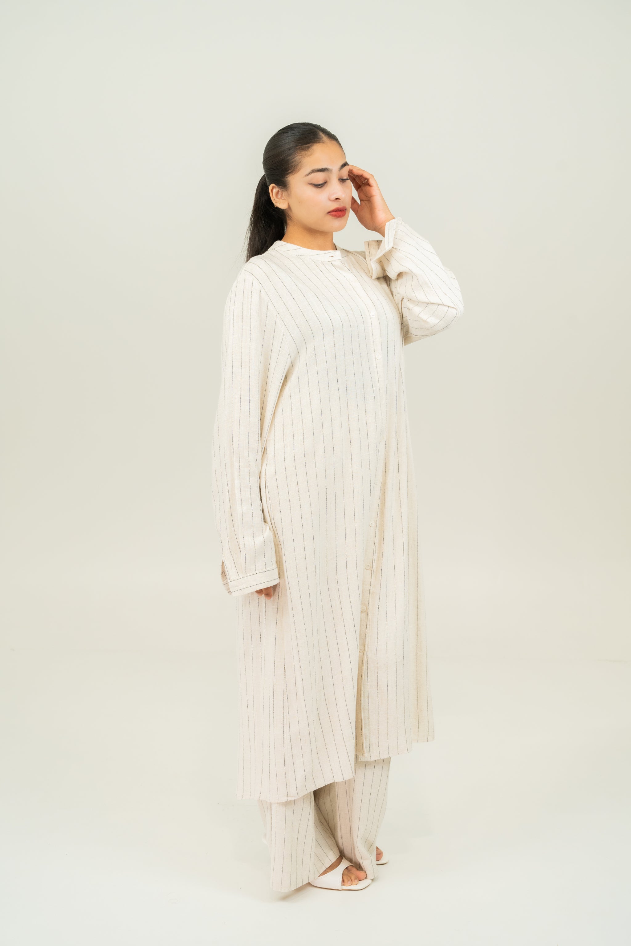 IVORY LONG LINE CO-ORDSET