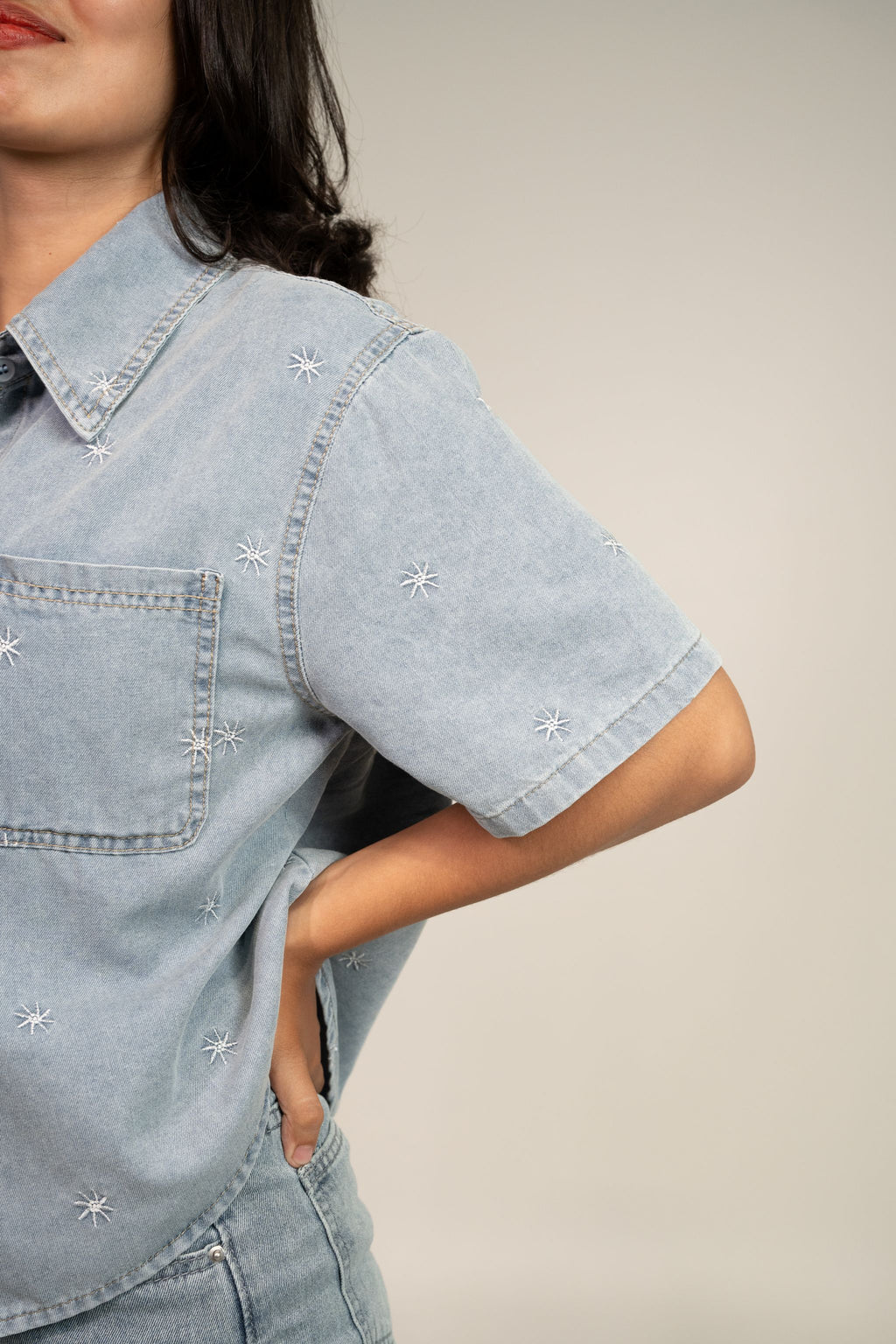 STARRY DENIM SHIRT