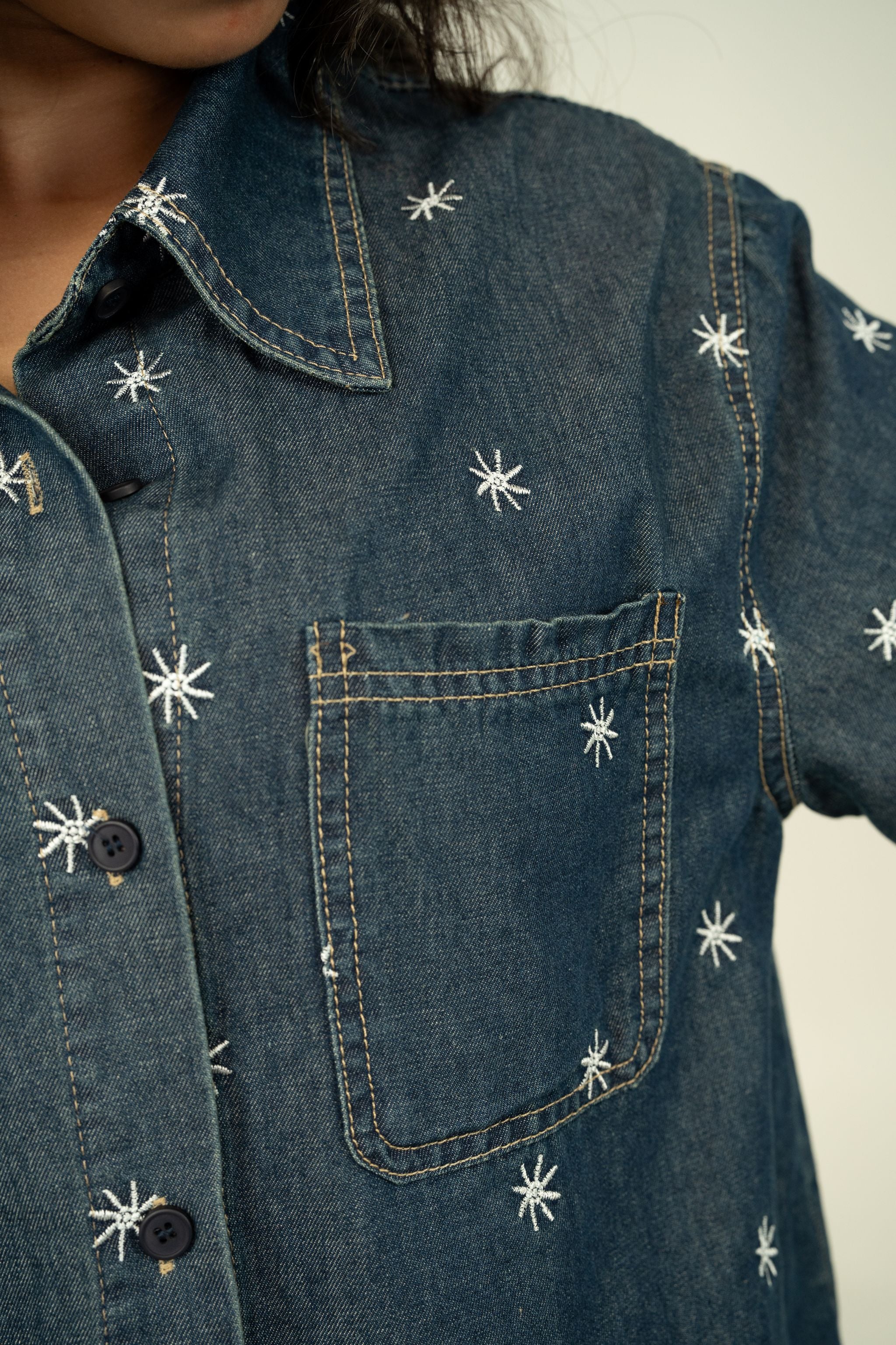 STARRY DENIM SHIRT