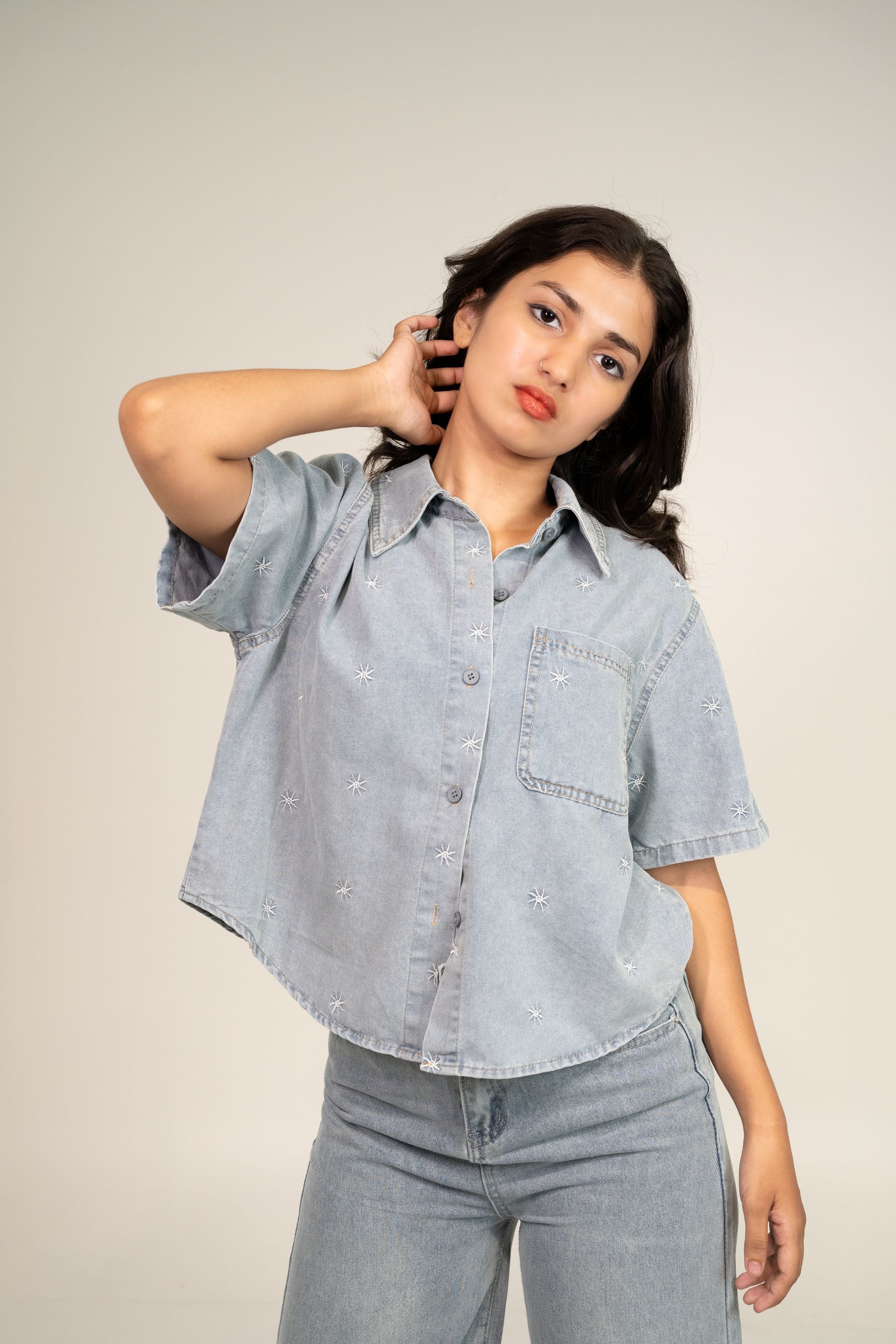 STARRY DENIM SHIRT